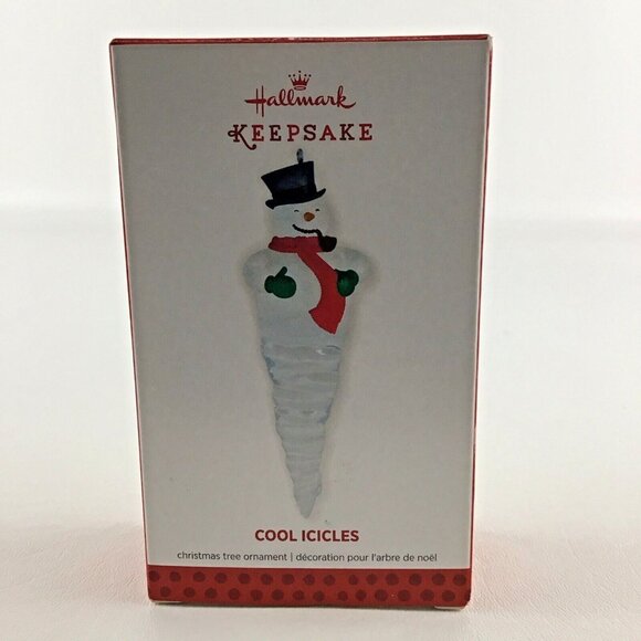 Hallmark Other - Hallmark Keepsake Christmas Tree Ornament Cool Icicles Snowman New 2013 2a